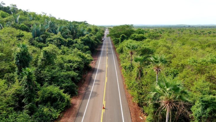 Obras da PI-211, trecho entre Joaquim Pires e Esperantina, entra na reta final