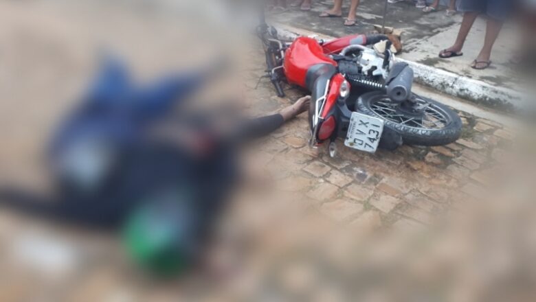 Dupla em motocicleta roubada é executada a tiros em Campo Maior