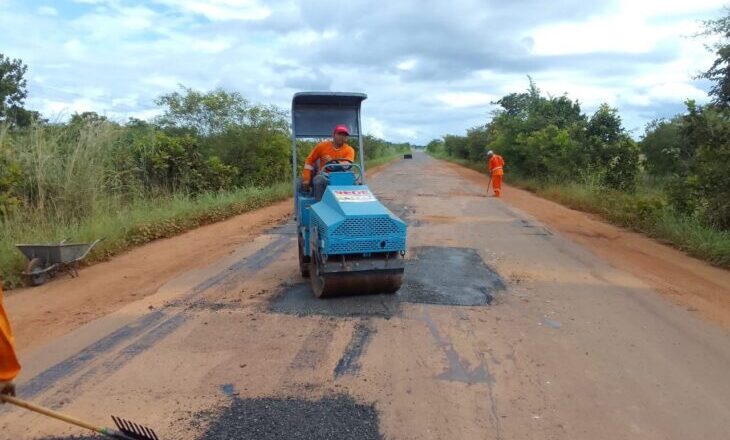 Governo executa tapa-buraco em rodovias que cruzam cinco municípios do meio norte do estado