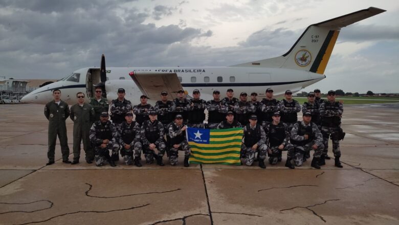 Avião com 20 policiais piauienses decola para reforçar segurança em Brasília