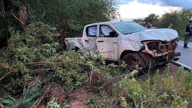 Prefeita de Murici dos Portelas sofre acidente de carro na zona rural de Esperantina