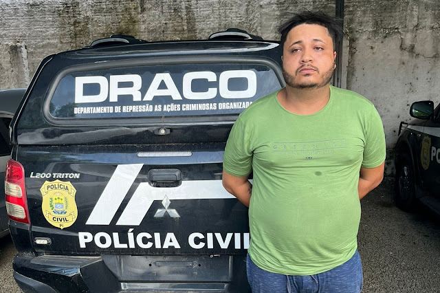 DRACO prende homem acusado de fundar o Comando Vermelho no Piauí