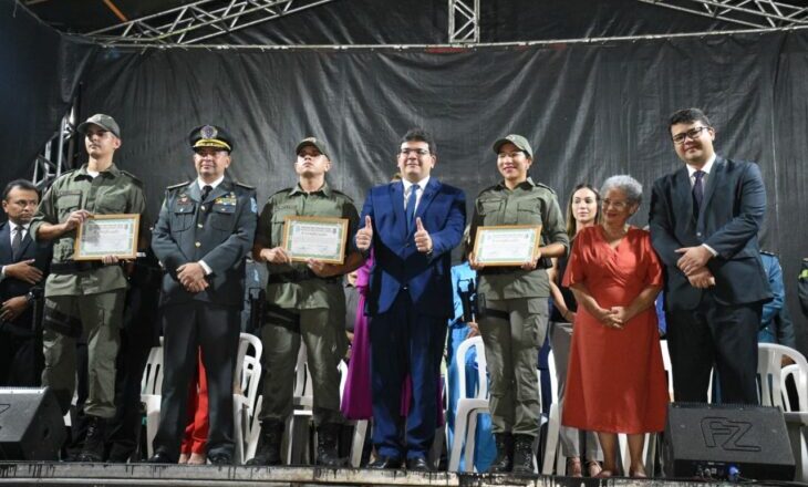 Governador Rafael Fonteles apresenta 1.104 novos policiais militares para proteger a sociedade piauiense