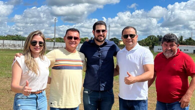 Secretária Estadual de Esportes realiza visita técnica a estádio em Esperantina