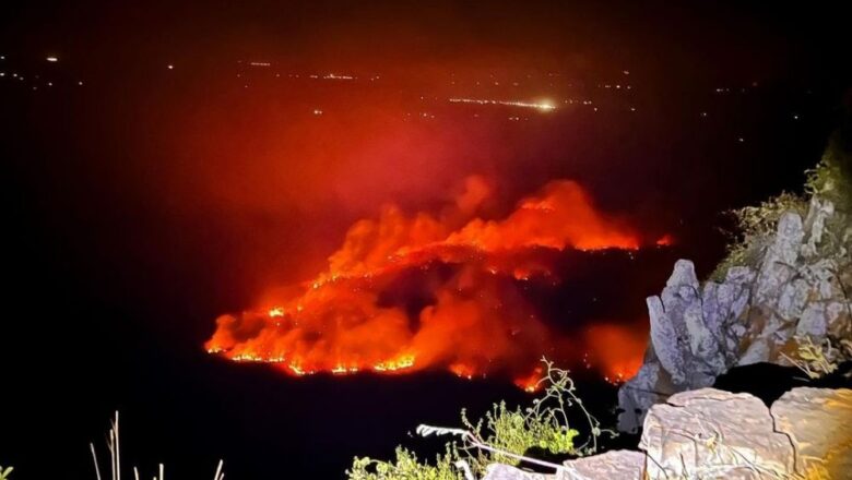 Incêndio atinge região de Pedro II e Domingos Mourão