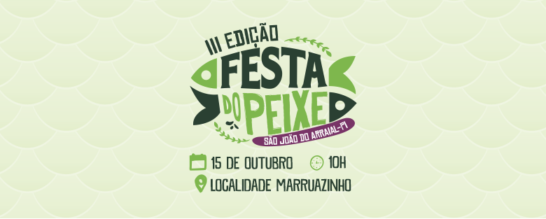 Festa do Peixe acontece neste domingo (15) em São João do Arraial
