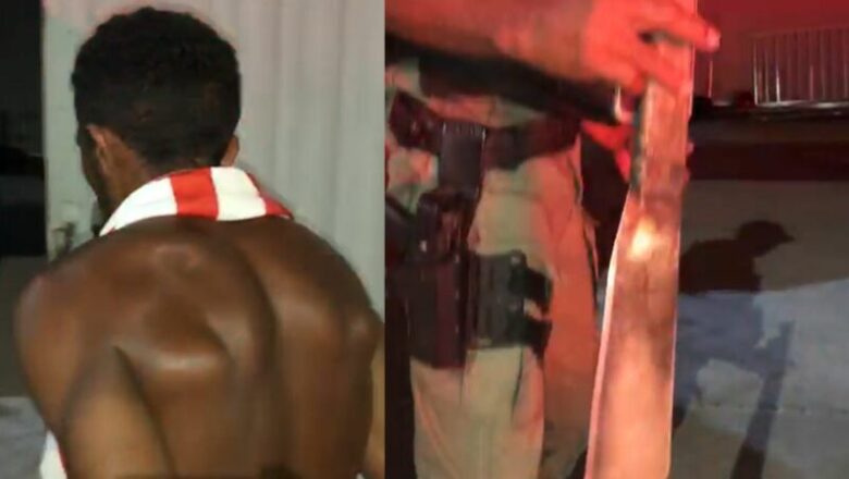 Embriagado homem tenta matar esposa com facão na cidade de União