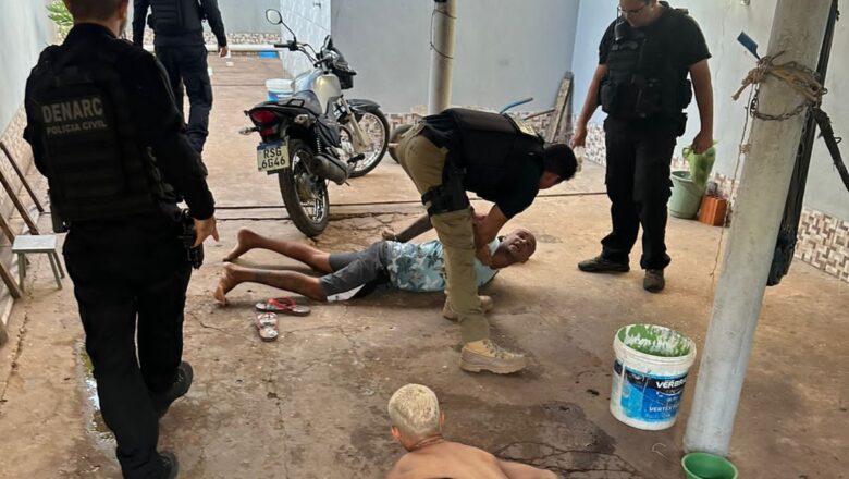 PM e suspeitos de tráfico de drogas são presos durante operação em Miguel Alves