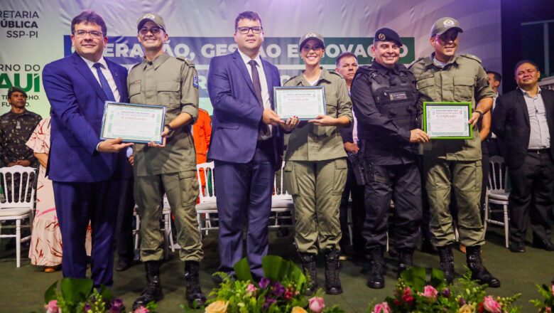 Goverandor Rafael Fonteles nomeou mais 322 novos policiais militares