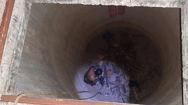 Homem é preso após cair em poço durante assalto a supermercado em Parnaíba