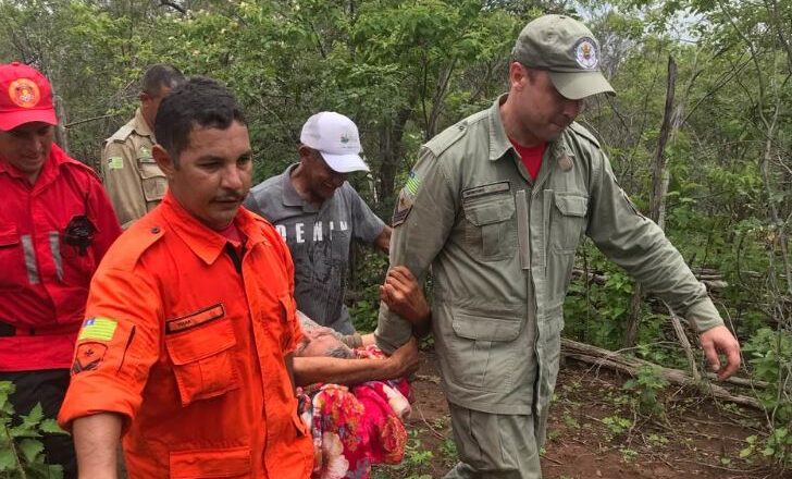 Idoso de 75 anos foi resgatado pelos bombeiros após vários dias na mata