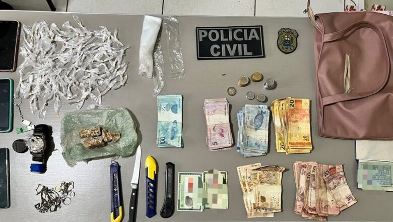 Polícia estoura boca de fumo e conduz quatro pessoas para delegacia em Piracuruca