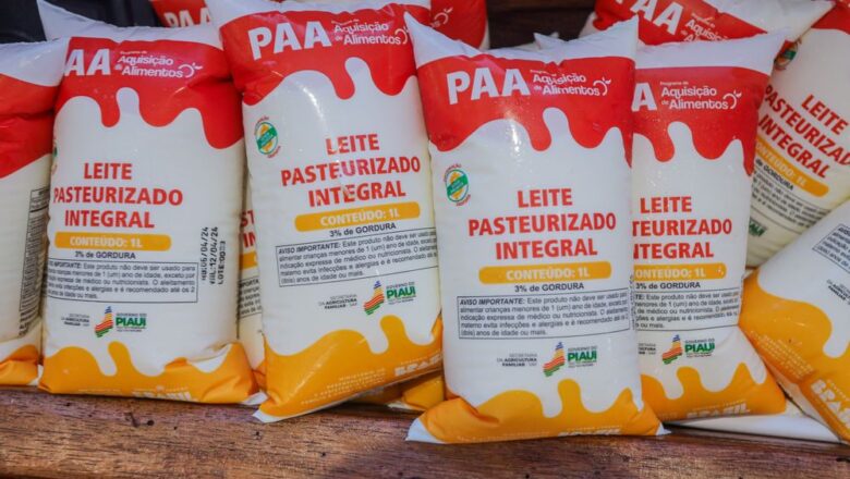 Governo do Estado inicia distribuição de leite para famílias em situação de vulnerabilidade no Território dos Carnaubais