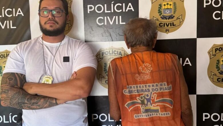 Polícia prende idoso condenado por estupro de vulnerável em Barras após 9 anos