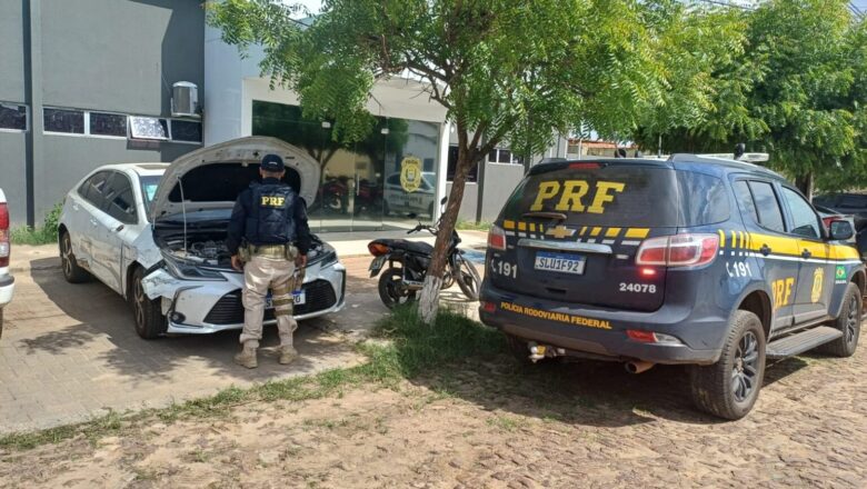 PRF prende homem em Piripiri (PI) e recupera veículo furtado em São Paulo