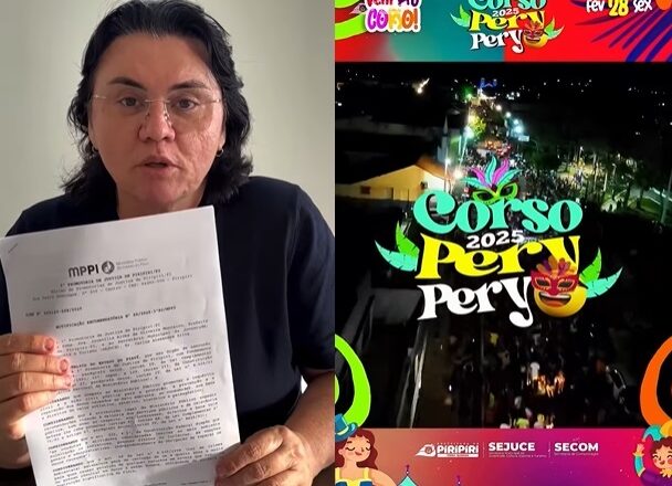 Prefeitura de Piripiri cancela Corso Pery Pery 2025 por recomendação do Ministério Público