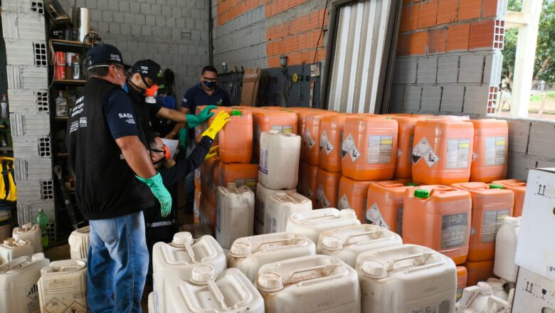 Operação interdita agrotóxicos irregulares e produtos vencidos em Cocal