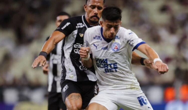 Ceará e Bahia mantêm posições e ficam contentes com empate na Arena Castelão