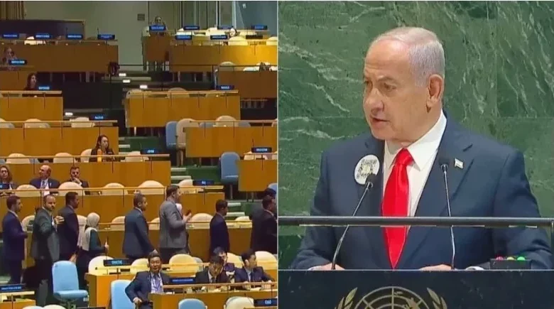 Brasil e outros países deixam plenário da ONU em protesto a discurso de Netanyahu