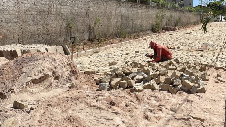 Idepi amplia obras de pavimentação em Teresina