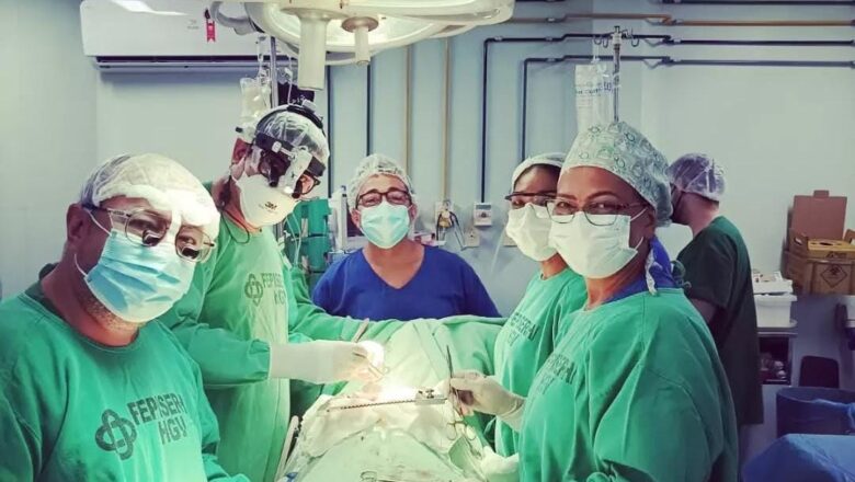 HGV realiza cirurgia inédita de anomalia congênita no coração com técnica avançada