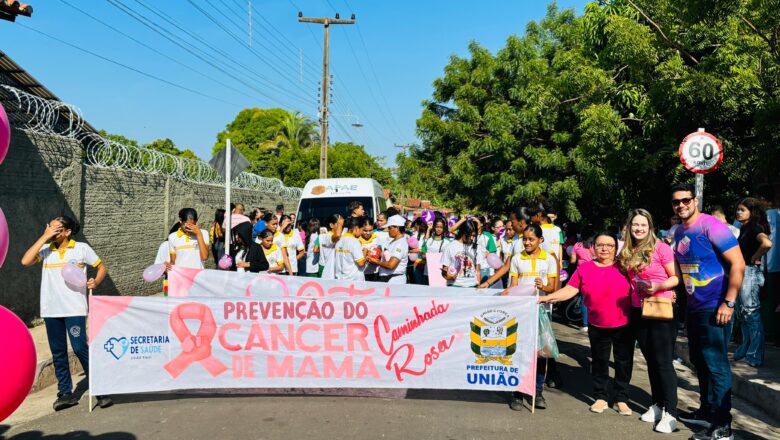 Outubro Rosa: Prefeitura de União realiza Caminhada Amor Pela Vida com serviços