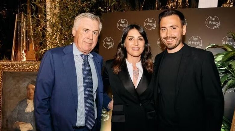 “Sente como se tivesse voltado no tempo”, diz filha de Ancelotti sobre encanto do treinador pelo Brasil