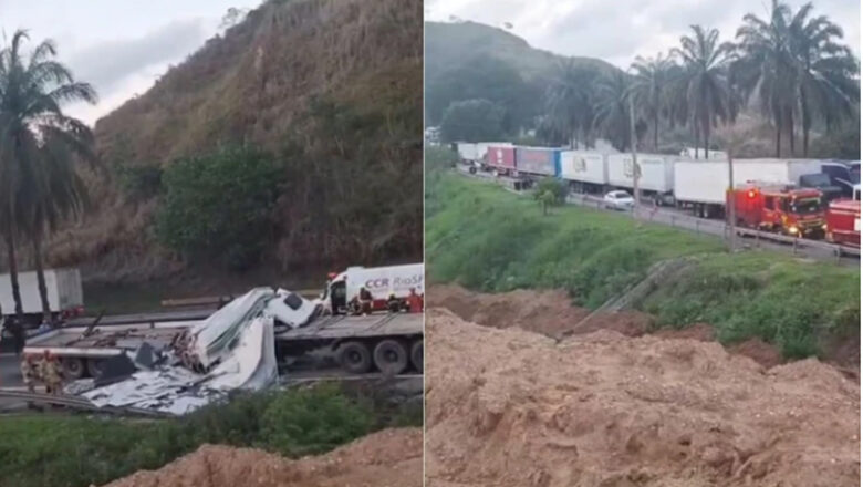 Perseguição policial causa acidentes e deixa caminhoneiro morto no RJ