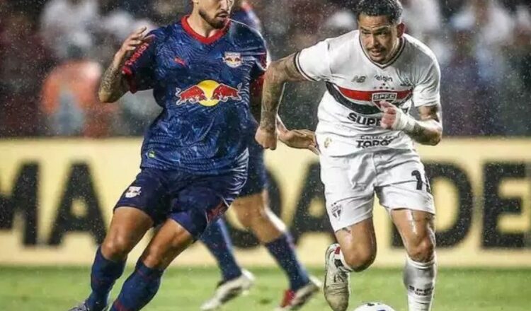 São Paulo perde do Bragantino vê G-7 do Brasileirão longe