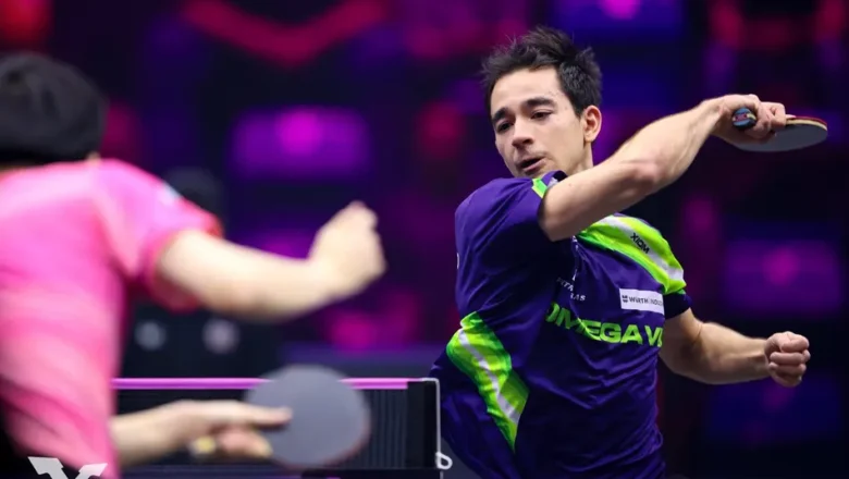 Hugo Calderano estreia com vitória em Frankfurt; veja os lances