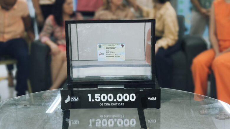 Piauí ultrapassa 1,5 milhão de Carteiras de Identidade emitidas e lidera ranking nacional