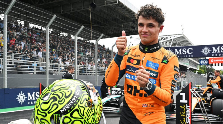 GP de São Paulo: Lando Norris estende liderança ao vencer sprint, e Bortoleto bate