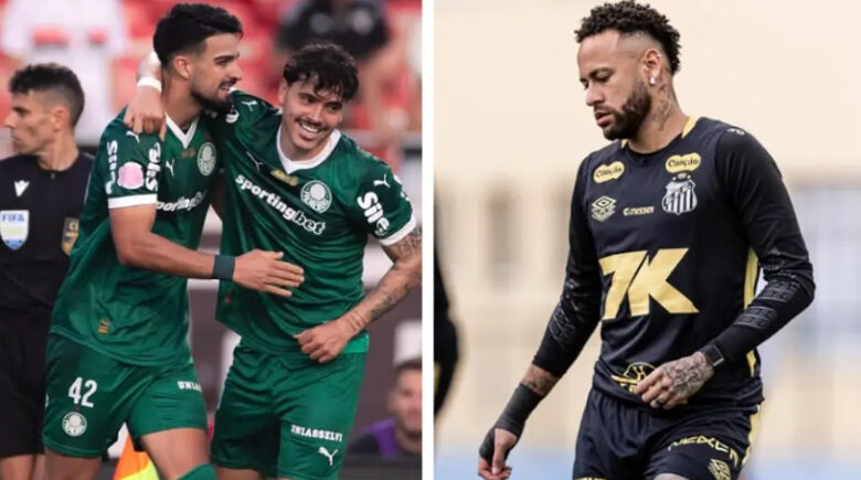 Santos x Palmeiras: veja onde assistir ao vivo, horário e escalações