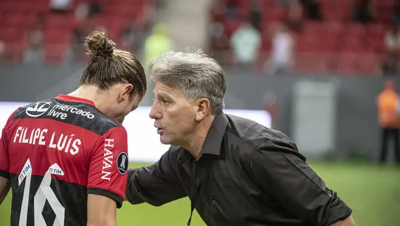 Renato Gaúcho fala sobre renovação de Filipe Luís no Flamengo e alerta: ‘Europeus estão atrás’