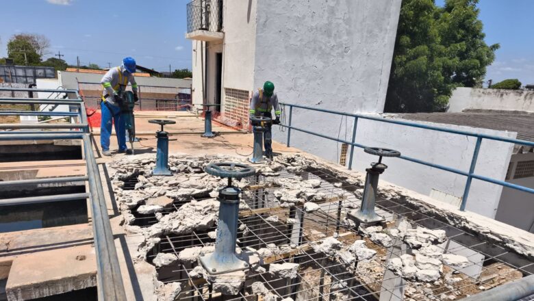 Águas do Piauí realiza reforma e investe na modernização da Estação de Tratamento de Piracuruca