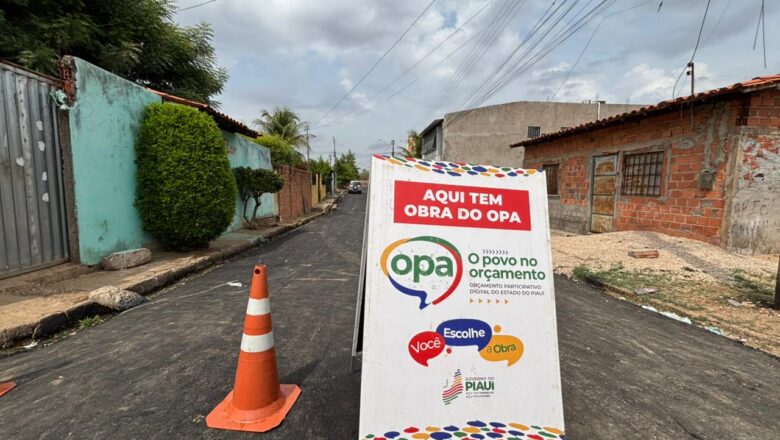 Obras de mobilidade do OPA avançam em Teresina e levam asfalto para o Parque Universitário