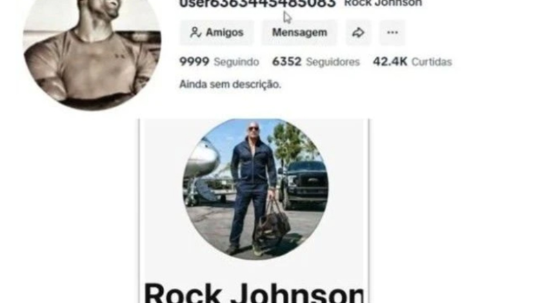 Homem é preso por aplicar golpes usando perfil falso do The Rock