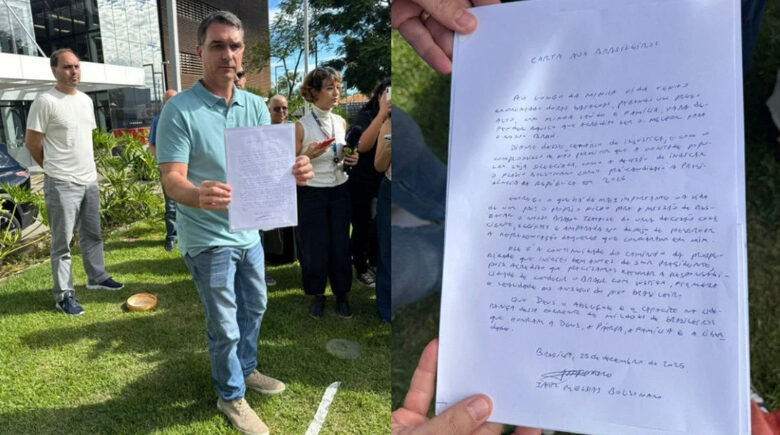 Bolsonaro confirma pré-candidatura de Flávio à Presidência por meio de carta