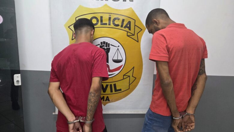 Dupla é presa com drogas e fuzil em Timon; suspeito era foragido do Piauí