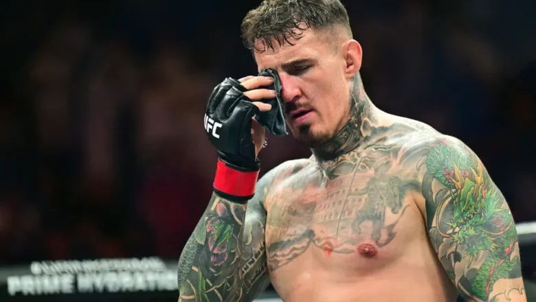 Tom Aspinall passa por cirurgias nos olhos após dedada no UFC 321