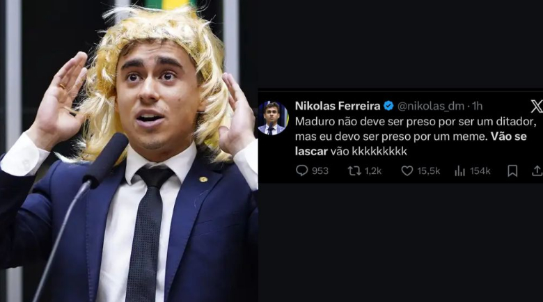 Nikolas Ferreira manda vereador do PT “se lascar” após político pedir sua prisão