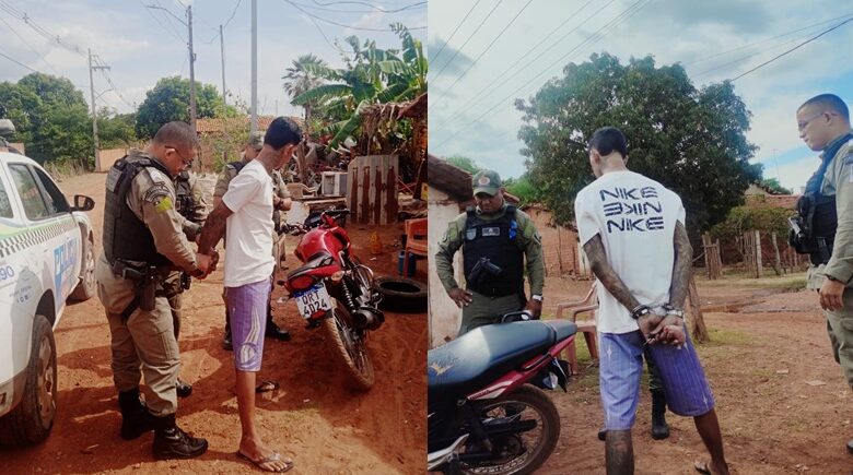 Motociclista sem capacete é preso com cocaína e celular roubado após fiscalização no Piauí