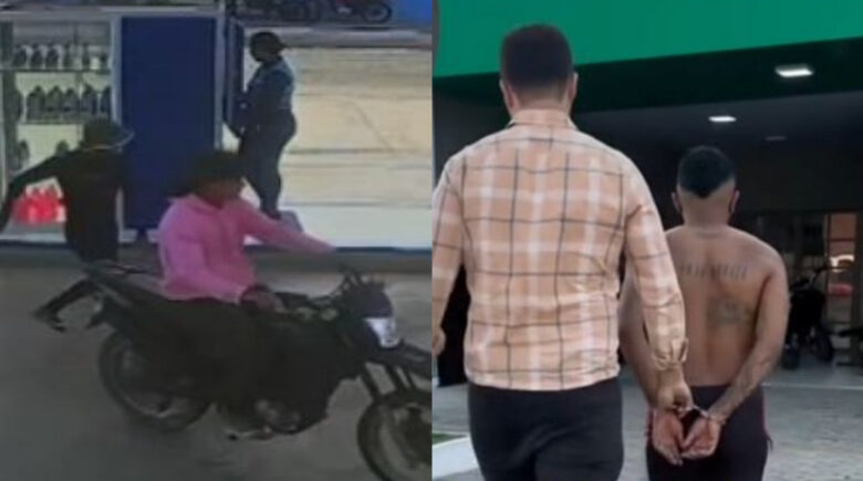 Suspeito de roubar cerca de R$ 12 mil em posto de combustível em Parnaíba é preso