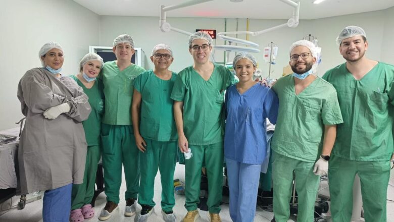 Hospital Infantil Lucídio Portella realiza primeira cirurgia endoscópica para retirada de tumor nasal raro