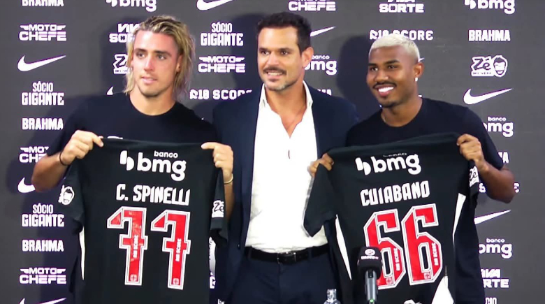 Vasco apresenta os reforços Claudio Spinelli e Cuiabano como apostas para 2026