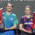 Calderano e Bruna Takahashi fazem história com título inédito em Singapura