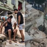 Desabamento de prédio no Rio de Janeiro deixa quatro pessoas feridas