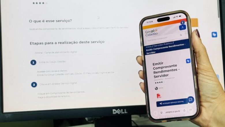 Servidores públicos já podem emitir comprovante de rendimentos pelo Gov.pi Cidadão; saiba como