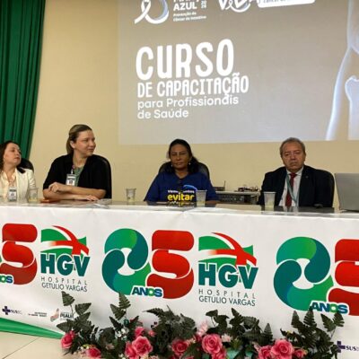 Março Azul: HGV capacita profissionais sobre câncer de intestino e oferta 100 exames de colonoscopia para pacientes