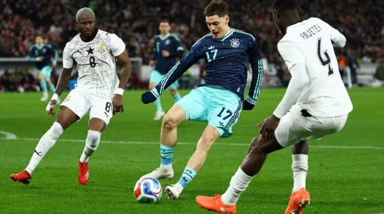 Alemanha vence Gana com gol no fim e mantém sequência de vitórias